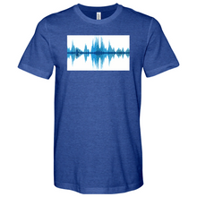 Load image into Gallery viewer, Blue Frequency 02 Heathered Tee