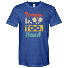 Load image into Gallery viewer, Tennis Heathered Tee