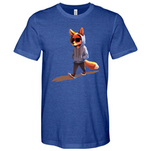 Load image into Gallery viewer, Hoodie Fox Heathered Tee