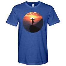 Load image into Gallery viewer, Sunset Yoga Heathered Tee