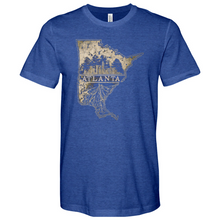 Load image into Gallery viewer, Atlanta Map Heathered Tee