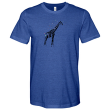Load image into Gallery viewer, Giraffe With Butterfly Heathered Tee