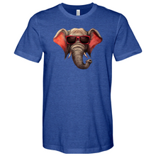 Load image into Gallery viewer, Red Glass Elephant Heathered Tee