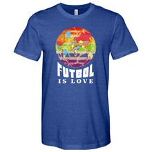Load image into Gallery viewer, Futbol Is Love Heathered Tee