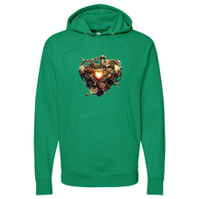 Load image into Gallery viewer, Heart Pipes Midweight Hooded Sweatshirt