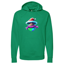 Load image into Gallery viewer, Shroom Santa Midweight Hooded Sweatshirt