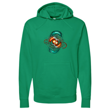 Load image into Gallery viewer, Atoms Face Midweight Hooded Sweatshirt