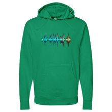 Load image into Gallery viewer, Frequency Cymbals 02 Midweight Hooded Sweatshirt