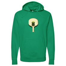 Load image into Gallery viewer, Green Ping Pong Midweight Hooded Sweatshirt
