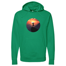 Load image into Gallery viewer, Sunset Yoga Midweight Hooded Sweatshirt