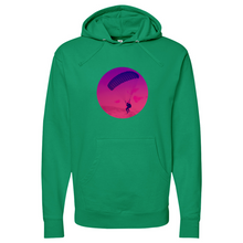Load image into Gallery viewer, Purple Parachuter Midweight Hooded Sweatshirt