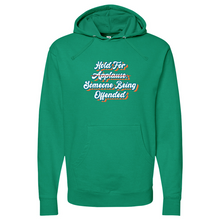 Load image into Gallery viewer, Hold For Applause Midweight Hooded Sweatshirt