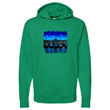 Load image into Gallery viewer, Shem Creek Starry Night Midweight Hooded Sweatshirt