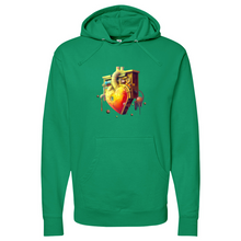 Load image into Gallery viewer, Flushing Heart Midweight Hooded Sweatshirt