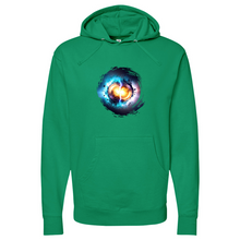 Load image into Gallery viewer, Colliding Atoms Midweight Hooded Sweatshirt