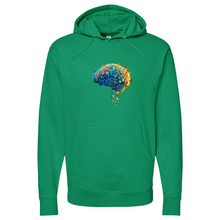 Load image into Gallery viewer, Atoms Brain Midweight Hooded Sweatshirt