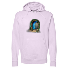 Load image into Gallery viewer, Floating in space as a porthole door Midweight Hooded Sweatshirt