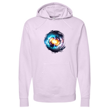 Load image into Gallery viewer, Colliding Atoms Midweight Hooded Sweatshirt