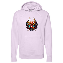 Load image into Gallery viewer, Orange Dragon Mask Midweight Hooded Sweatshirt