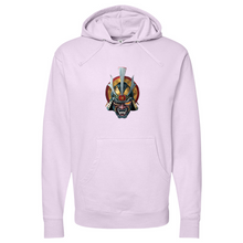 Load image into Gallery viewer, Golden Eye Japanese Warrior Midweight Hooded Sweatshirt