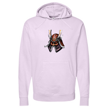 Load image into Gallery viewer, Red Tongue Japanese Warrior Midweight Hooded Sweatshirt
