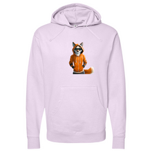 Load image into Gallery viewer, Orange Fox Midweight Hooded Sweatshirt