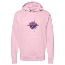 Load image into Gallery viewer, Colliding Atoms Midweight Hooded Sweatshirt