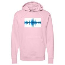 Load image into Gallery viewer, Blue Frequency 02 Midweight Hooded Sweatshirt