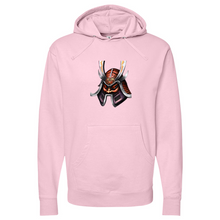 Load image into Gallery viewer, Red Tongue Japanese Warrior Midweight Hooded Sweatshirt