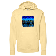 Load image into Gallery viewer, Shem Creek Starry Night Midweight Hooded Sweatshirt