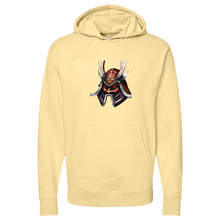 Load image into Gallery viewer, Red Tongue Japanese Warrior Midweight Hooded Sweatshirt