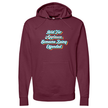 Load image into Gallery viewer, Hold For Applause Midweight Hooded Sweatshirt