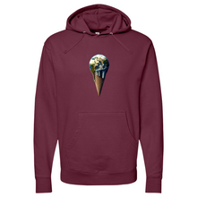 Load image into Gallery viewer, Melting Ice Cream Midweight Hooded Sweatshirt