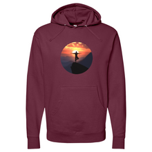 Load image into Gallery viewer, Sunset Yoga Midweight Hooded Sweatshirt