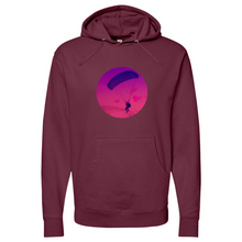 Load image into Gallery viewer, Purple Parachuter Midweight Hooded Sweatshirt
