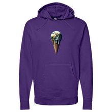Load image into Gallery viewer, Melting Ice Cream Midweight Hooded Sweatshirt