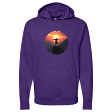 Load image into Gallery viewer, Sunset Yoga Midweight Hooded Sweatshirt