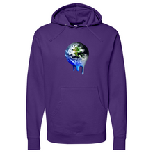 Load image into Gallery viewer, Melting earth.. Midweight Hooded Sweatshirt