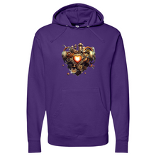 Load image into Gallery viewer, Heart Pipes Midweight Hooded Sweatshirt
