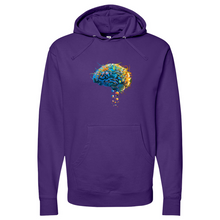 Load image into Gallery viewer, Atoms Brain Midweight Hooded Sweatshirt