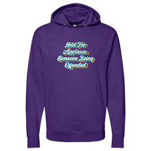 Load image into Gallery viewer, Hold For Applause Midweight Hooded Sweatshirt