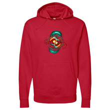 Load image into Gallery viewer, Atoms Face Midweight Hooded Sweatshirt