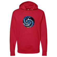 Load image into Gallery viewer, Sunset Waves Midweight Hooded Sweatshirt