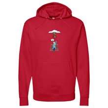 Load image into Gallery viewer, Woman Putting Her Fist Midweight Hooded Sweatshirt