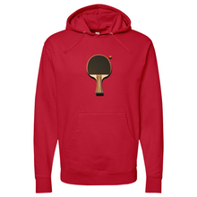 Load image into Gallery viewer, Vintage Ping Pong Black Brown Midweight Hooded Sweatshirt