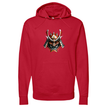 Load image into Gallery viewer, Red Japanese Mask Midweight Hooded Sweatshirt