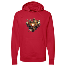 Load image into Gallery viewer, Heart Pipes Midweight Hooded Sweatshirt