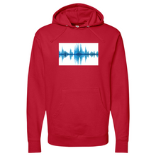 Load image into Gallery viewer, Blue Frequency 02 Midweight Hooded Sweatshirt