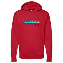 Load image into Gallery viewer, Frequency Cymbals 02 Midweight Hooded Sweatshirt