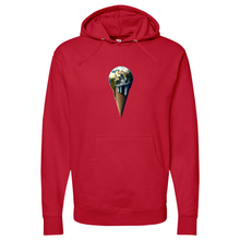 Load image into Gallery viewer, Melting Ice Cream Midweight Hooded Sweatshirt